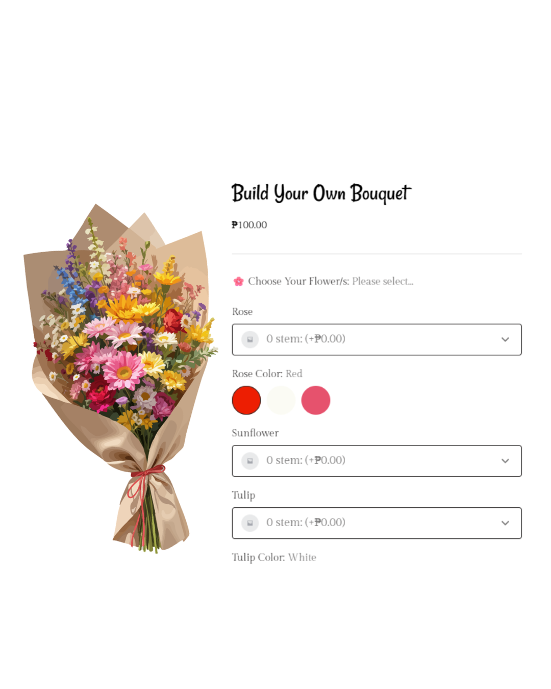 Build Your Own Bouquet