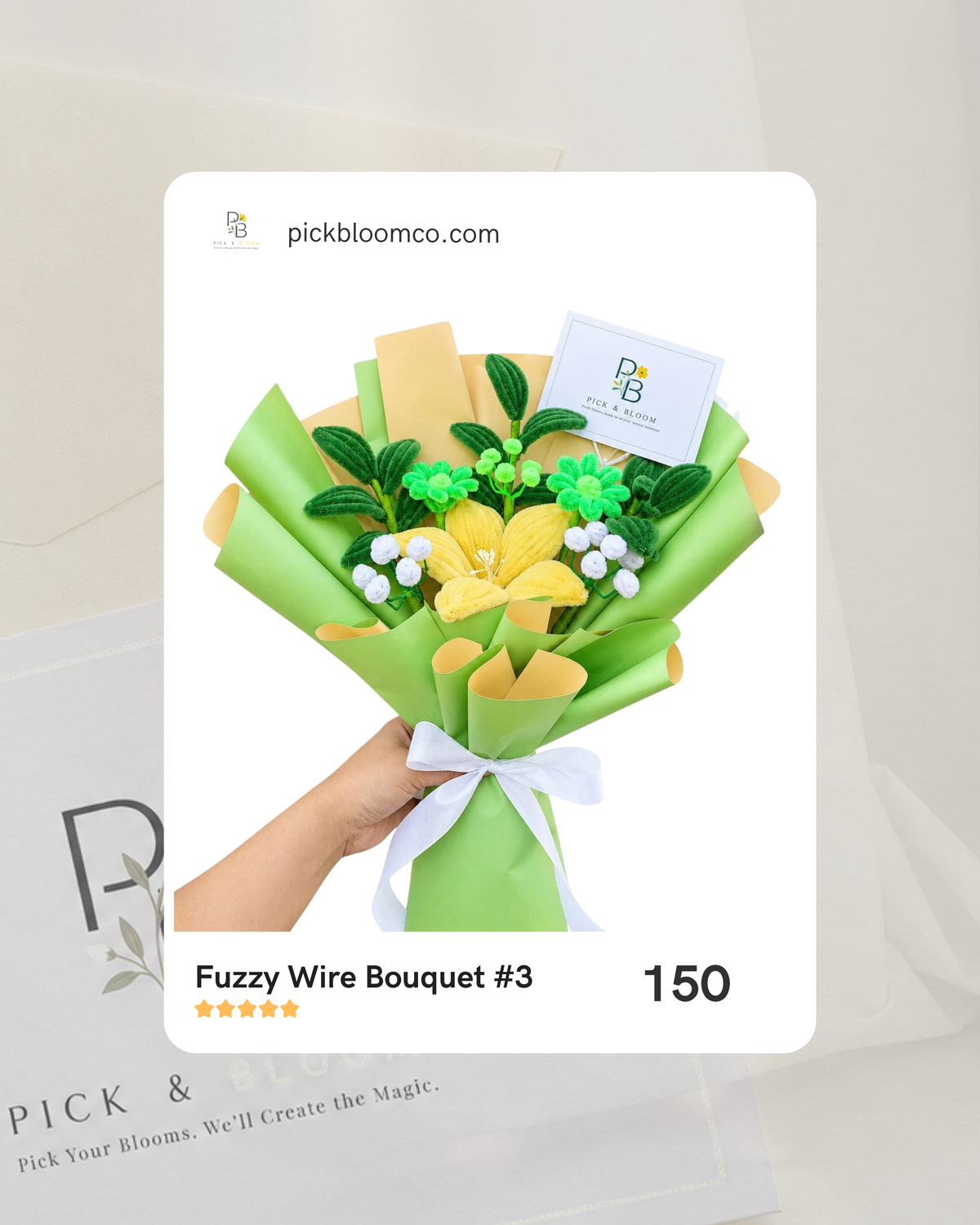 Mini Fuzzy Wire Bouquet Collection