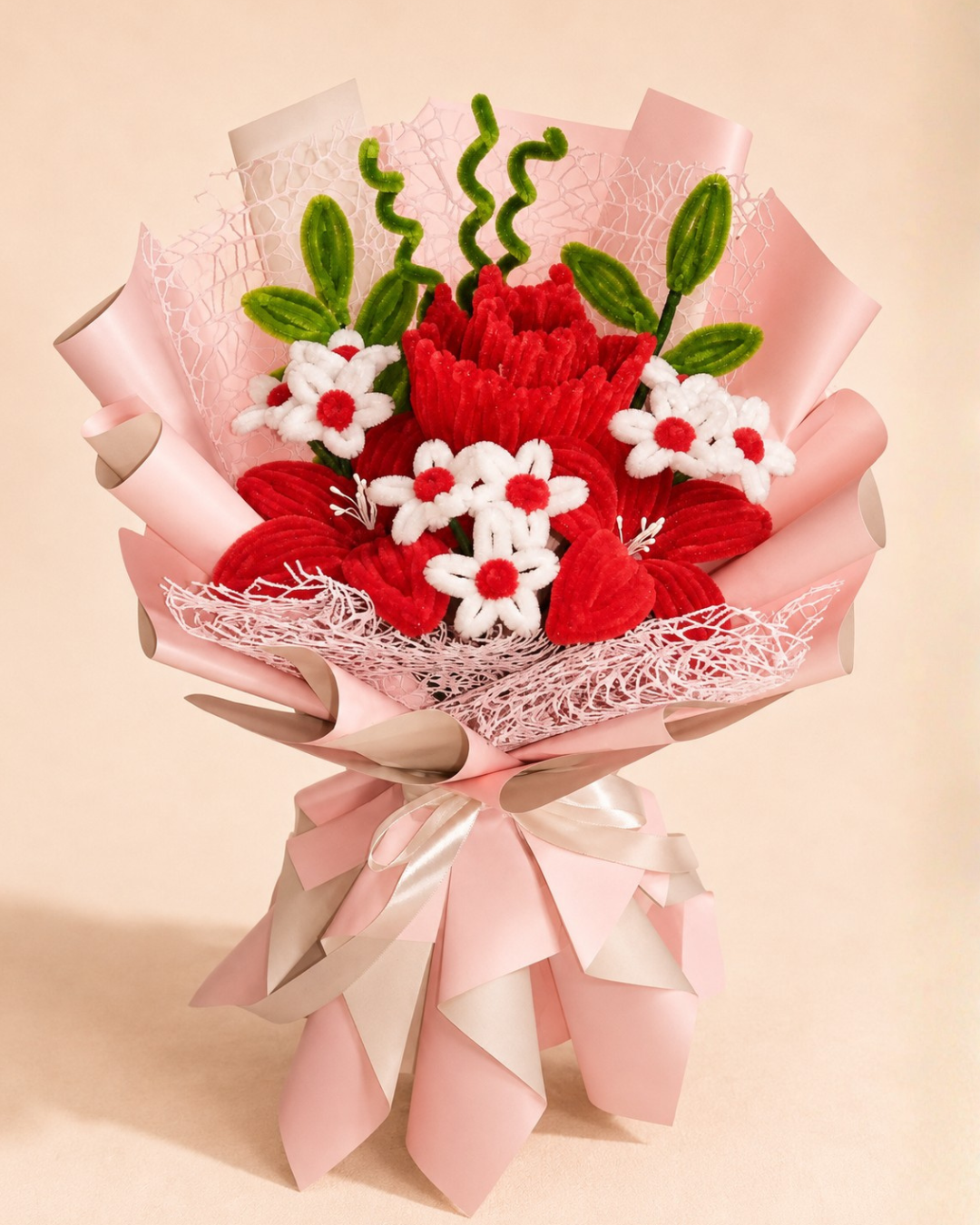 Fuzzy Wire Bouquet Design #11