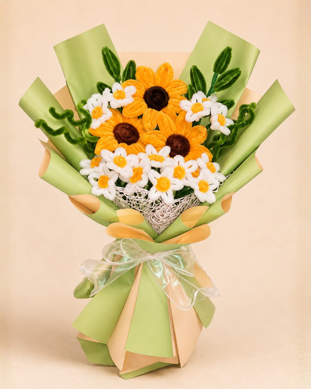 Fuzzy Wire Bouquet Design #12