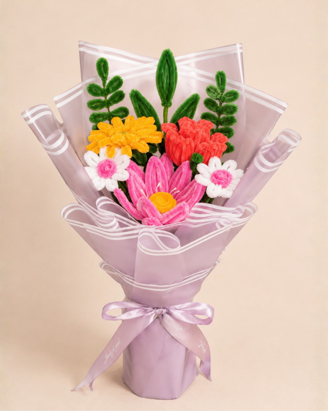 Fuzzy Wire Bouquet Design #14